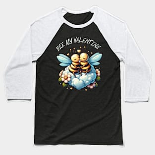 couple of bees embracing on a cloud Baseball T-Shirt